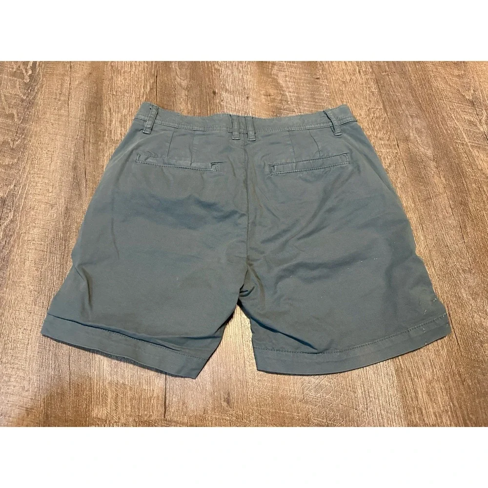 Fat Face Padstow Green Grey‎ Chino Shorts US Women's 2